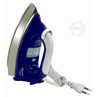 SHARP เตารีด3.5ปอนด์ ปรับความร้อนได้ 4ระดับ สีน้ำเงิน รุ่น AM-465.N