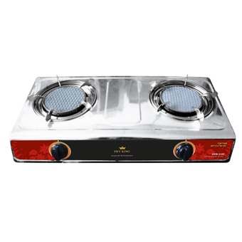 PP Fry King เตาสแตนแลสตั้งโต๊ะ 2 หัวเตาอินฟราเรด รุ่น SIRB-2150
