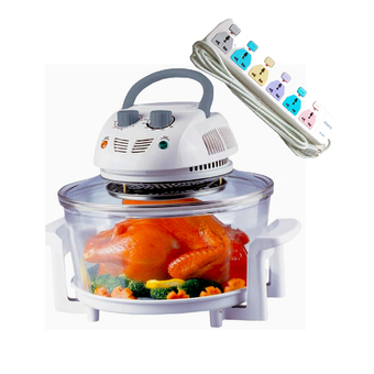 Sonar หม้ออบลมร้อนฮาโลเจน 12 ลิตร รุ่น CV-707H สีขาว + รางปลั๊กไฟ มูลค่า 460 บาท