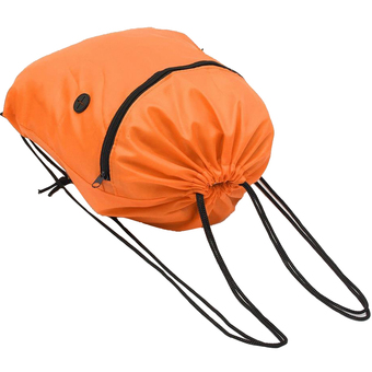 Cocotina Drawstring Backpack Tote Sports Bag (Orange)