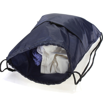 String Drawstring Backpack School Drawstring bag (deep blue)