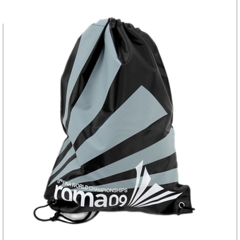 Swimming Drawstring Beach Bag Sport Gym Waterproof Backpack Duffle Black