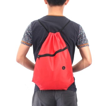 Drawstring Bag Book Sports Gym Swim Clothes Dance Shoe Backpack Pull String Green (Intl)
