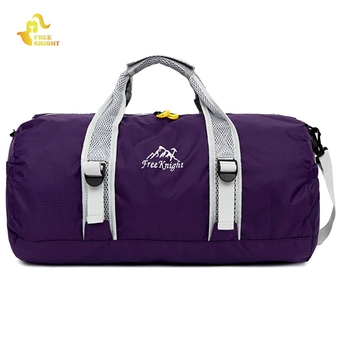 Free Knight FK0726 Unisex Nylon Folding Ultra Light Water Resistant Handbag Shoulder Sling Bag for Camping Hiking (Purple)