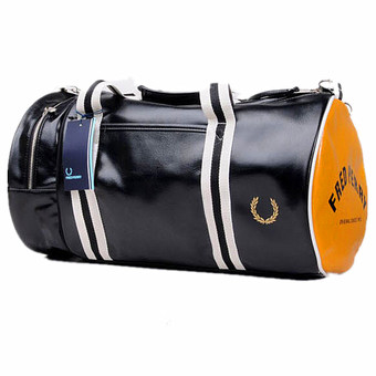 Large Capacity Gym Totes Sports Bag Training Package Sports Duffles(Black and Gold) - Intl