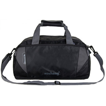 Travel Bag Aosheng bag gym กระเป๋าสะพาย (black)