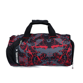 360DSC Mens 18L Capacity Soft Polyester Handbag Tote Duffel Bag WeekendsTravel Bag Gym Sports Bag with Crossbody Anti-slip Shoulder Pad Strap - Red