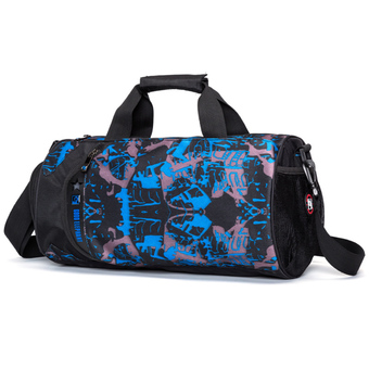 360DSC Mens 18L Capacity Soft Polyester Handbag Tote Duffel Bag Weekends Travel Bag Gym Sports Bag with Crossbody Anti-slip Shoulder Pad Strap - Blue