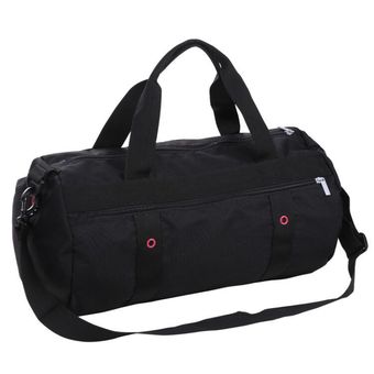 High quality sole all-in 3 isolation layer design swimming waterproof wet separation of men and women receive bag big capacity of the new gym bag (Black)