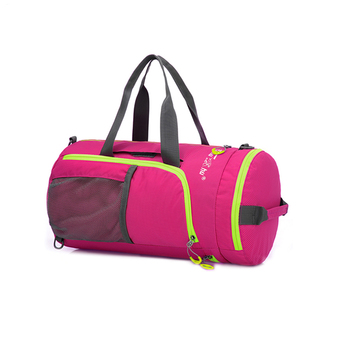 Outdoor Shoulder Duffle Bag Tote Luggage Handbag Sports Packs Casual Large Capacity Men Women Travel Bags(rose)