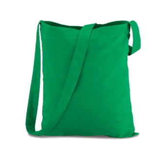 กระเป๋าผ้าแคนวาส ขนาด 30 x 40 cm - สีเขียว