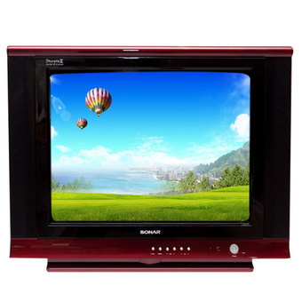 Sonar CRT TV 20 นิ้ว STAR-PIX ll รุ่น CTV-5420 (สีแดง) ที่สุดของความคมชัด คุ้มค่า