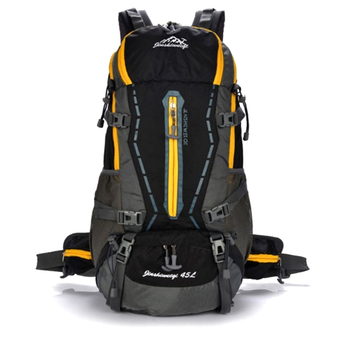 All around กระเป๋าเป้ รุ่น Nylon sport backpack waterproof 45L สี ดำ