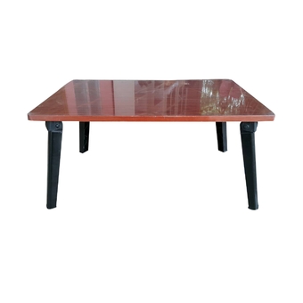 NK Furniline โต๊ะญี่ปุ่น ท็อปสี่เหลี่ยม 16"x24"(40x60cm.) ลายไม้ (สีสัก)"