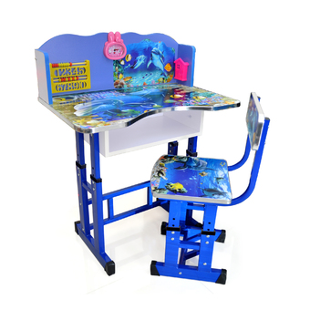 โต๊ะเขียนหนังสือ สำหรับเด็ก รุ่น Table-A-SEA (สีน้ำเงิน)