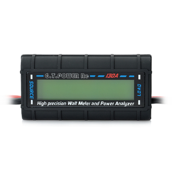 G.T.Power 130A 2.4" LCD High-Precision Watt Meter and Power Analyzer for RC Helicopter (Black)"