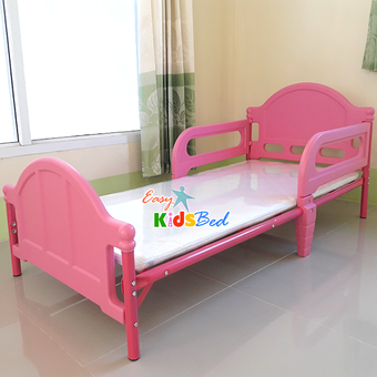 EasyKidsBed เตียงนอนเด็กขนาดใหญ่ สีชมพู (Large Size)