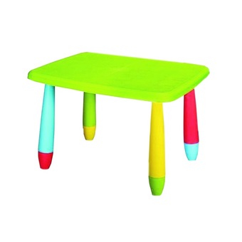 TSF โต๊ะเด็กสี่เหลี่ยมหน้าพลาสติก 72x57x47 cm รุ่น KID TB2 (สีเขียว)