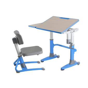 Smart Kids Desk ชุดโต๊ะเขียนหนังสือ Ergonomic SKD-A106C (สีฟ้า)