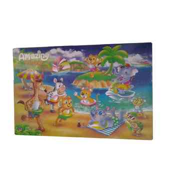 SPK Shop โต๊ะพับญี่ปุ่น รุ่น ขาเหล็ก 18 X 30 ภาพสวนสัตว์