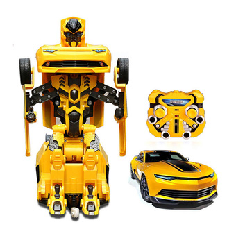 RC Robot Transformation Remote Control Toy RC Car (Orange)