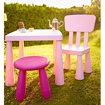 โต๊ะเด็ก เก้าอี้เด็ก ชุดเฟอร์นิเจอร์เด็กเล็ก เซทโต๊ะเก้าอี้เด็ก โต๊ะกิจกรรมเด็กเล็ก สีชมพู Table Pink Set(Sweet Pink Combo)