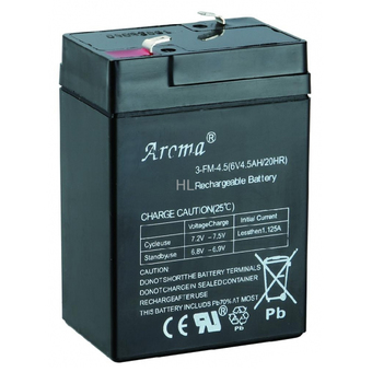 SCM แบตเตอรรี่สำรอง หรือ แบตเตอรี่ทดแทนสำหรับรถเด็กเล่น 6v 4.5AH