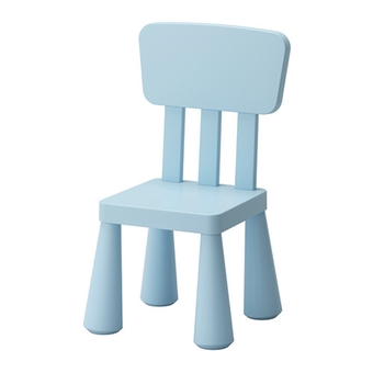 เก้าอี้เด็ก เฟอร์นิเจอร์เด็กเล็ก ที่นั่งเด็ก โต๊ะเก้าอี้เด็ก สีฟ้า(Standard)