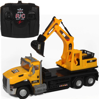 RWR TOY รถบังคับวิทยุ รถก่อสร้าง รถบรรทุกแมคโคบังคับด้วยวิทยุ SK3132-M