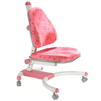 COMF-PRO เก้าอี้เพื่อสุขภาพ รุ่นคิสมาสเตอร์K639 สีชมพูลายหัวใจ