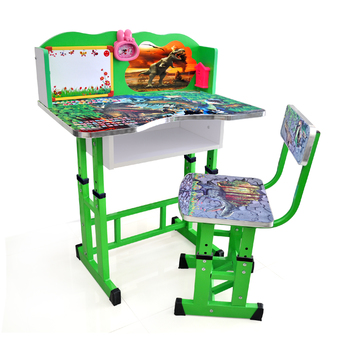 โต๊ะเขียนหนังสือ สำหรับเด็ก รุ่น Table-C-DINO (สีเขียว)