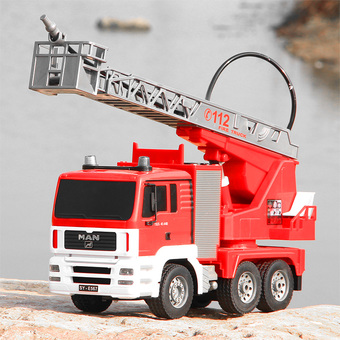 รถดับเพลิงบังคับวิทยุ Double Eagle Fire Engine 8 CH สเกล 1:20