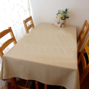 A1x A：48*38 Plain linen tablecloth yield retro style (Intl)
