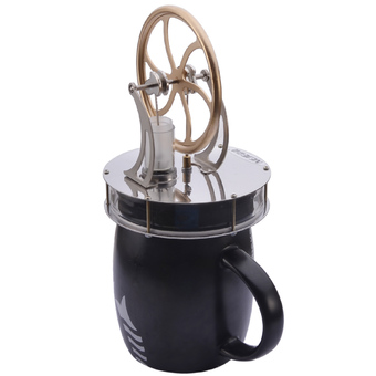 NEJE DIY Low Temperature Stirling Engine (Antique Brass+Black)