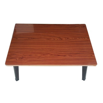 Richer โต๊ะญี่ปุ่น 16&quot;x24&quot; 60x40cm. ลายไม้สีสัก&quot;