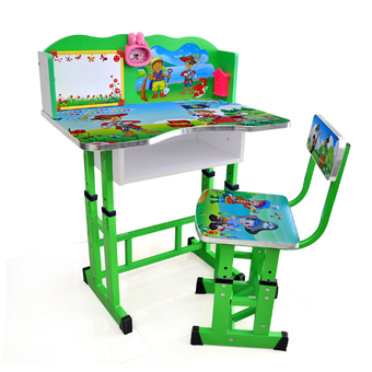 โต๊ะเขียนหนังสือ สำหรับเด็ก รุ่น Table-B-PIRATE (สีเขียว)
