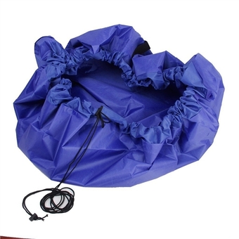 Large Kids Toy Storage Bag Organizer Play Mat (Blue)