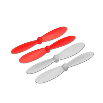 Hubsan H107DA06 Rotor for X4 H107D FPV RC Quadcopter (Red/White)