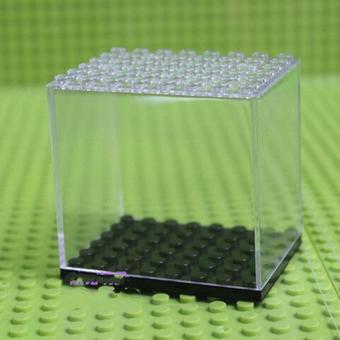 LALANG Minifigures Toys Storage Box Eco-Friendly Plastic Display Box Clear