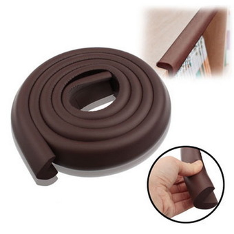212cm Baby Edge Cushion Foam with Self-adhesive Tape (Coffee)