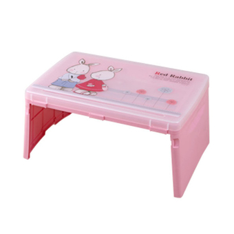 Portable Childrens desk Bag - Folding desk (Red Rabbit - Pink)