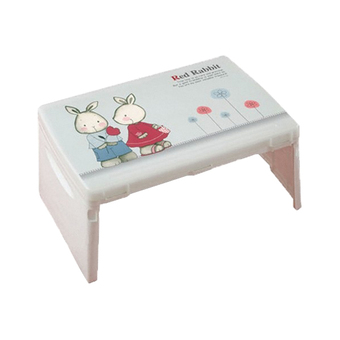 Portable Childrens desk Bag - Folding desk (Red Rabbit - White)
