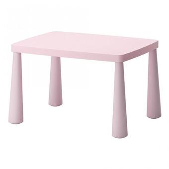 โต๊ะเด็ก ทรงสี่เหลี่ยม สีชมพู ขนาด 85x85x48 ซม.