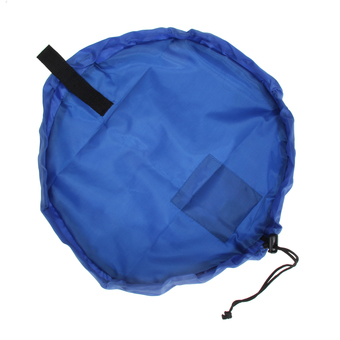 Children Play Mat Toys Storage Bag (Blue) (S)