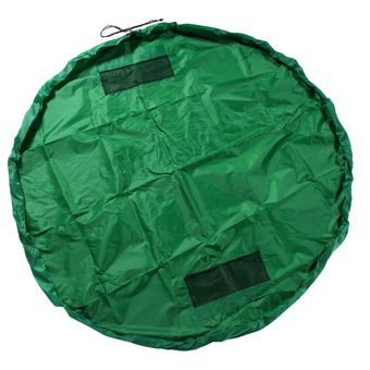 Children Play Mat Toys Storage Bag (Green) (L)