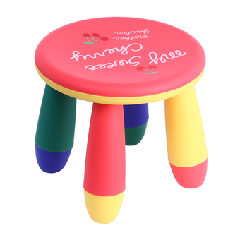 Children Small Wooden Short Pier Bench (Pink)