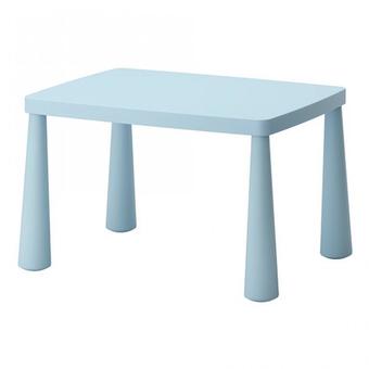 โต๊ะเด็ก ทรงสี่เหลี่ยม สีฟ้า ขนาด 85x85x48 ซม.