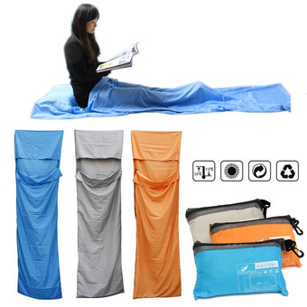 Portable Outdoor Camping Travel Multifunction Ultra-light Envelope Sleeping Bag Grey