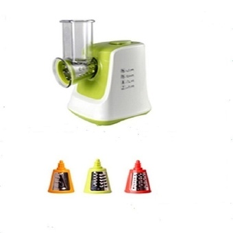 เครื่องหั่นผักอัตโนมัติ salad maker machine ฟรี อุปกรณ์ทำไอศครีมจากผลไม้ (สีเขียว)
