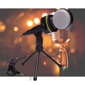 Elit ไมโครโฟนไมค์อัดเสียง SF-930 Stereo Condenser Recording Desktop Microphone (ฺBlack)